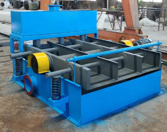 Self - washing vibrating screen for paper recycling machine in pulp and paper mill